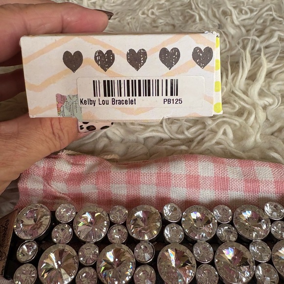 Plunder Designs Kelby Lou Rhinestone Cuff Bracelet - Picture 5 of 6